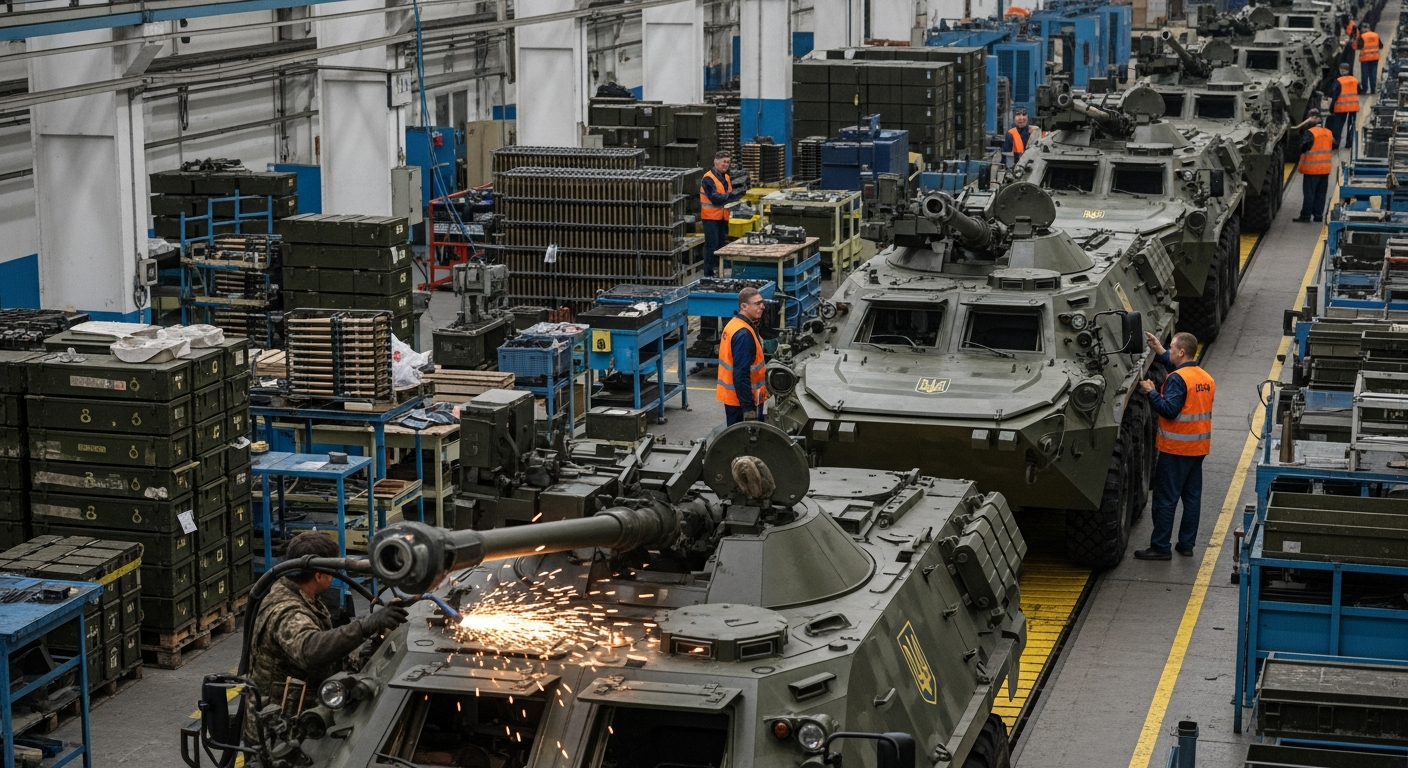 Shifting Dynamics in the Russo-Ukrainian War: Ukraine’s Domestic Military Industrial Complex and Reduced Reliance on U.S. Aid
