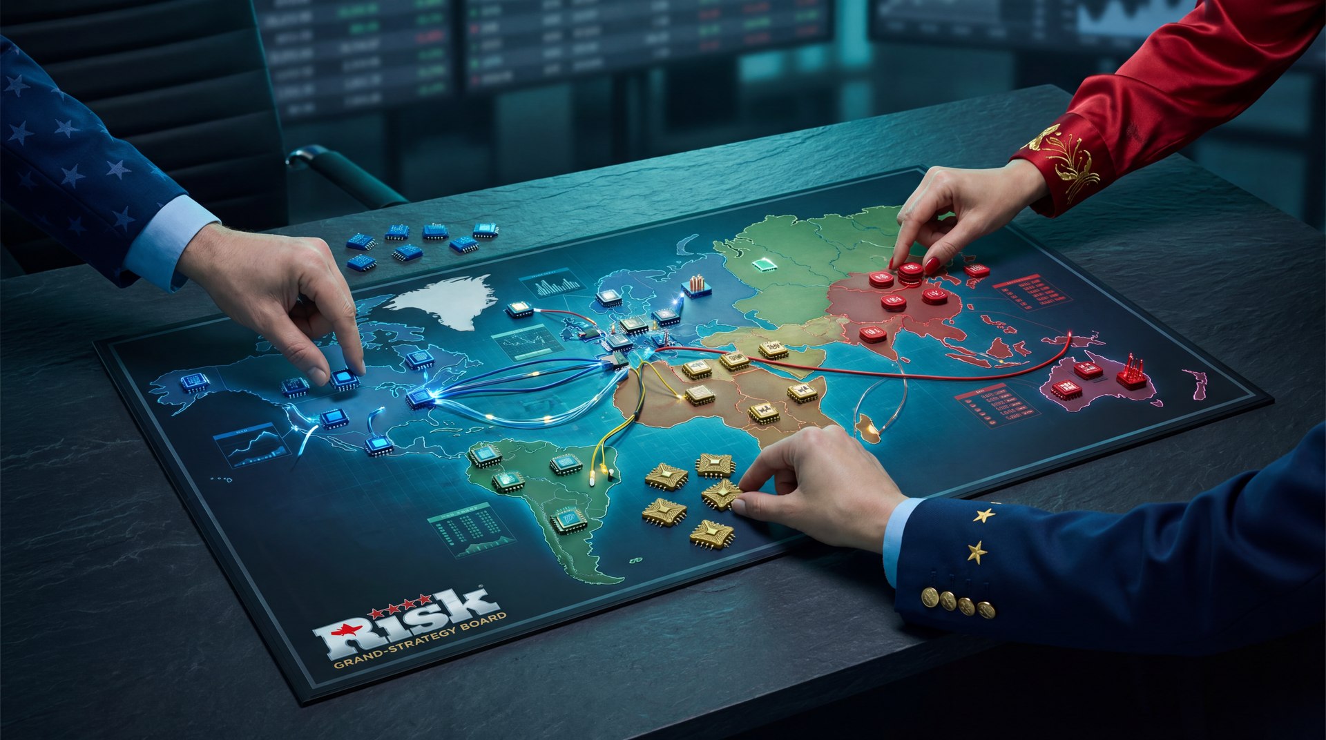 The Great AI Game: A War on Three Fronts
