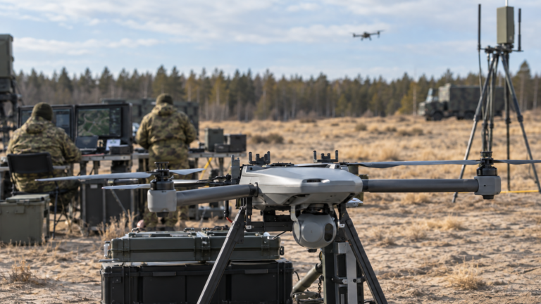 Editorial illustration for Estonia’s Ascent: The Baltic Powerhouse Redefining Military Tech